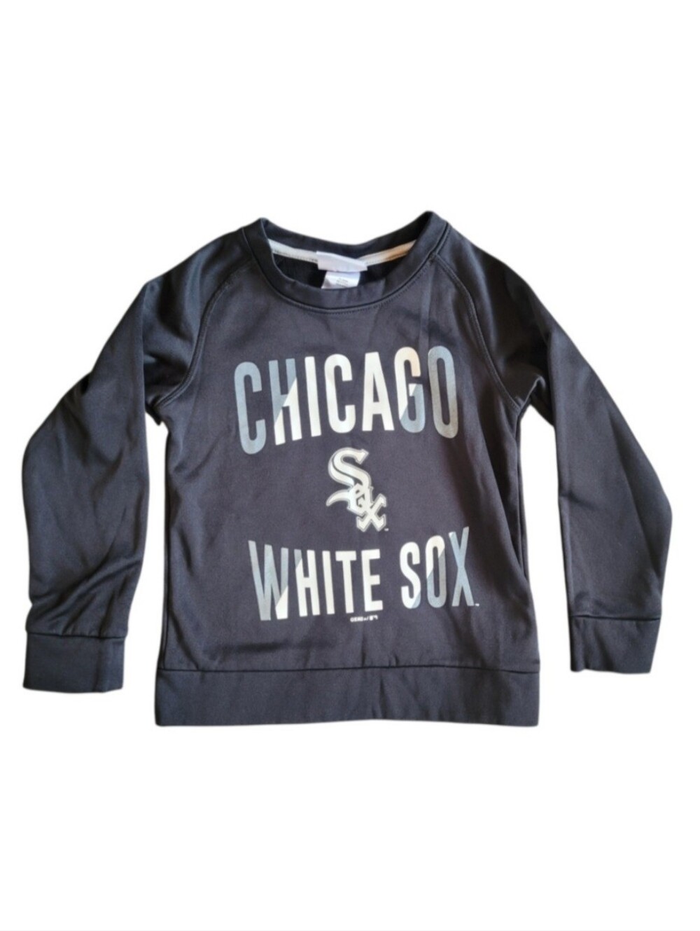 MLB Chicago White Sox Baseball Kids Size 5/6 Black Long Sleeve Shirt